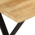 Banco con borde natural de madera de mango maciza 105