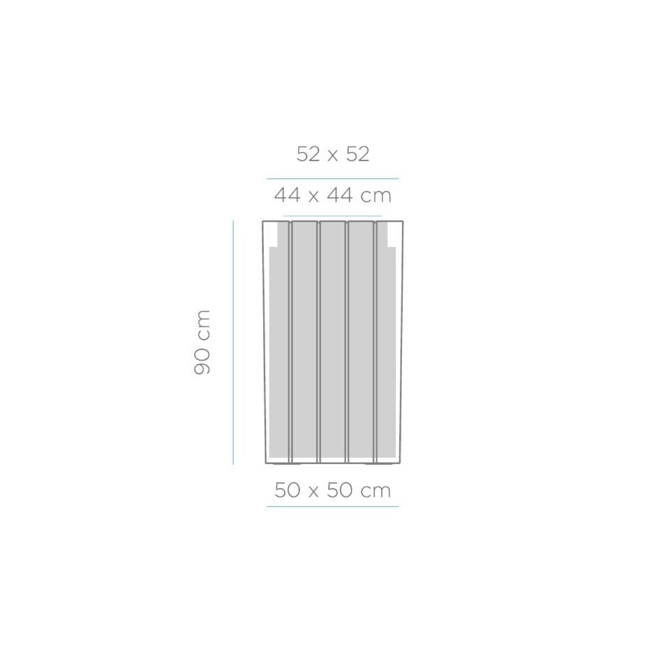 Macetero alto, modelo Olivio