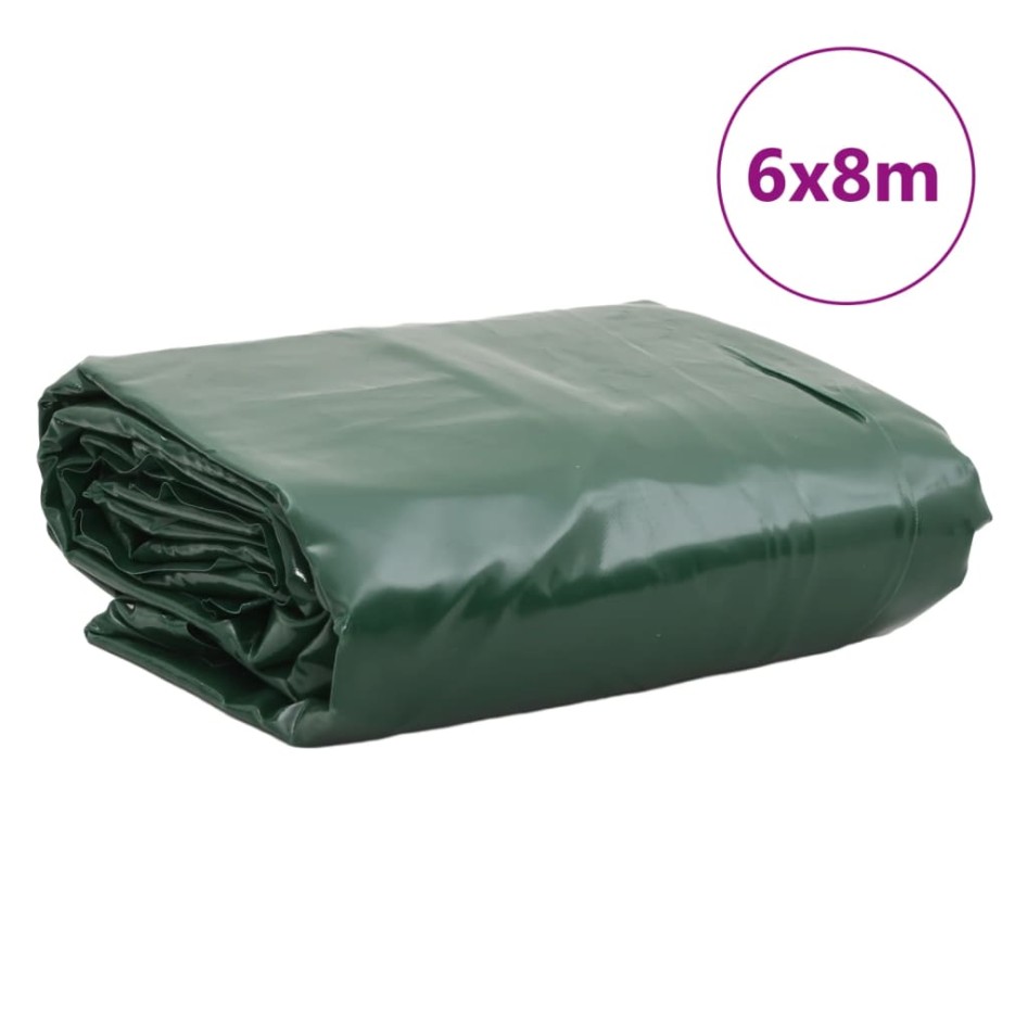Lona verde 6x8 m 650