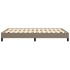 Estructura de cama tela gris taupe 120x190