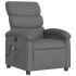 Sillón reclinable de masaje eléctrico tela gris