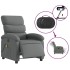 Sillón reclinable de masaje eléctrico tela gris