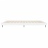Estructura de cama madera de ingeniería blanco brillo