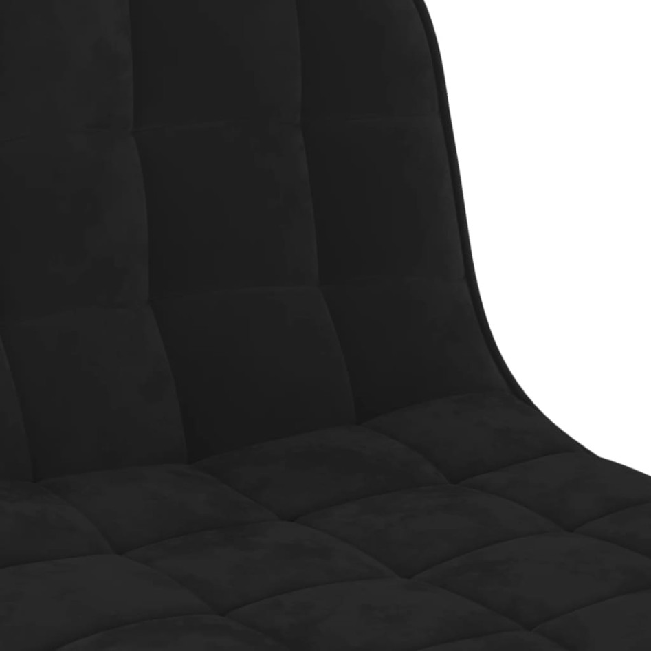 Taburetes de cocina 2 unidades terciopelo