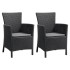 Allibert Silla de comedor de jardín 2 uds Iowa gris