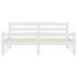 Estructura de cama de madera maciza de pino blanca 120x200