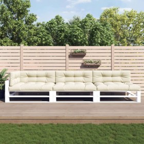 Cojines para palés 7 piezas tela color