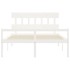 Cama matrimonio personas mayores cabecero madera maciza