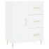Aparador alto madera contrachapada blanco 69,5x34x180