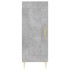 Aparador de madera contrachapada gris hormigón 34,5x34x180