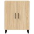 Aparador alto madera contrachapada color roble 69,5x34x180