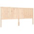Estructura de cama de matrimonio con cabecero madera