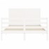 Estructura cama de matrimonio con cabecero madera maciza