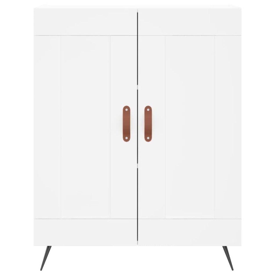 Aparador alto madera contrachapada blanco 69,5x34x180