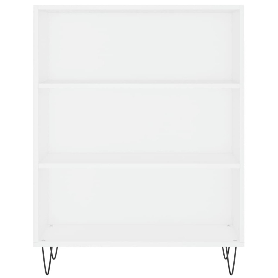 Aparador alto madera de ingeniería blanco 69,5x32,5x180