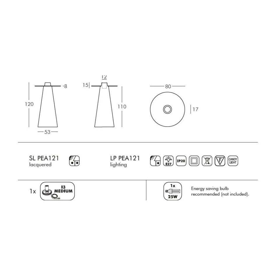 Mesa de diseño, modelo Peak Alta