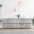 Aparadores 3 uds madera contrachapada gris