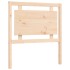 Estructura de cama con cabecero madera maciza 100x200