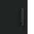 Armarios de pared 2 unidades negro 69,5x34x90