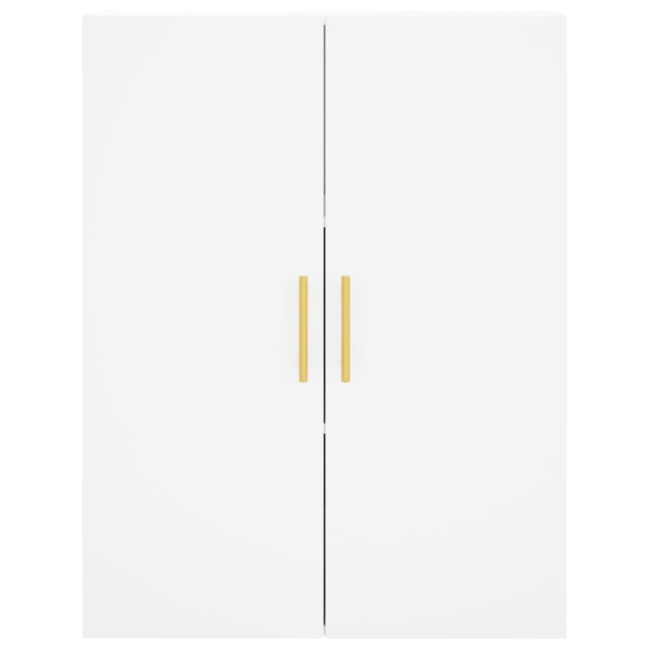 Aparador alto madera contrachapada blanco 69,5x34x180