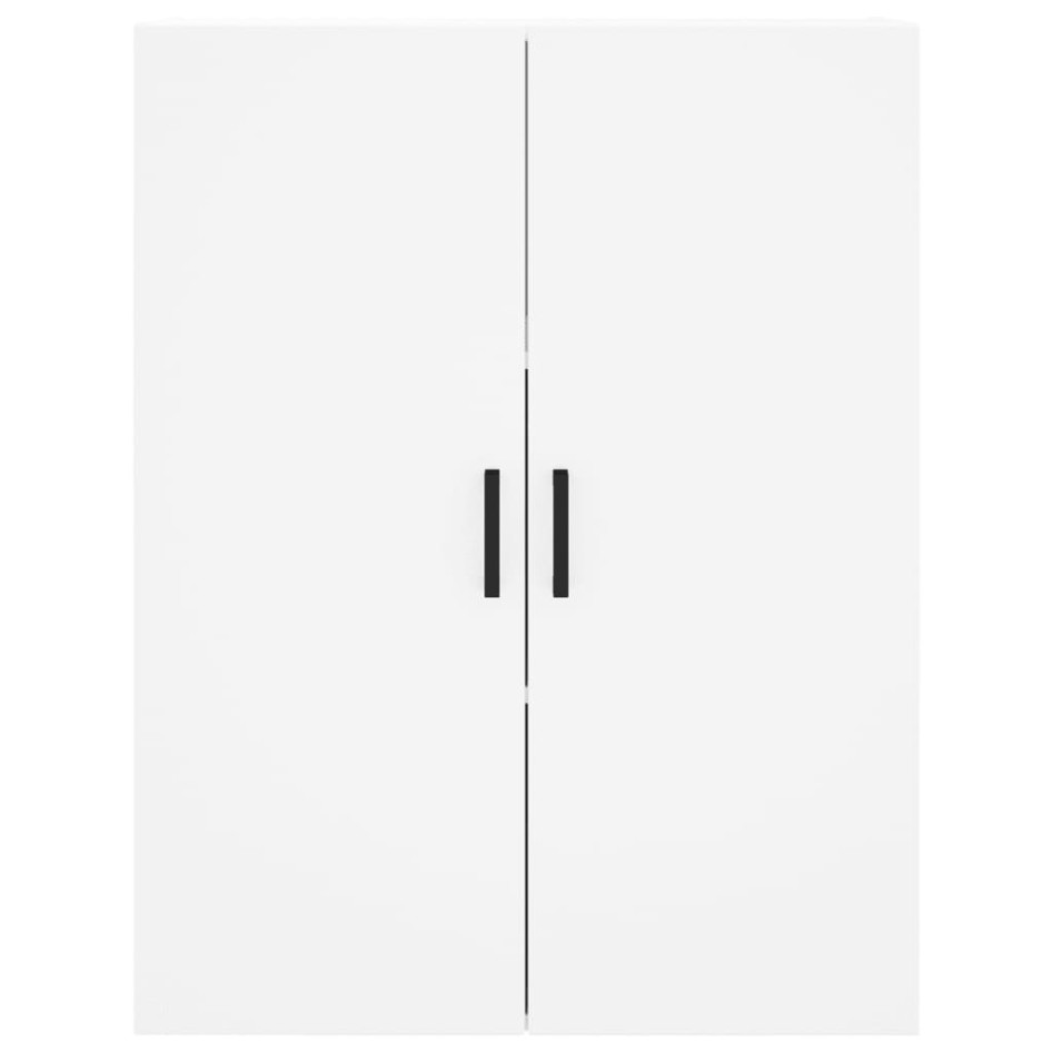 Aparador alto madera contrachapada blanco 69,5x34x180