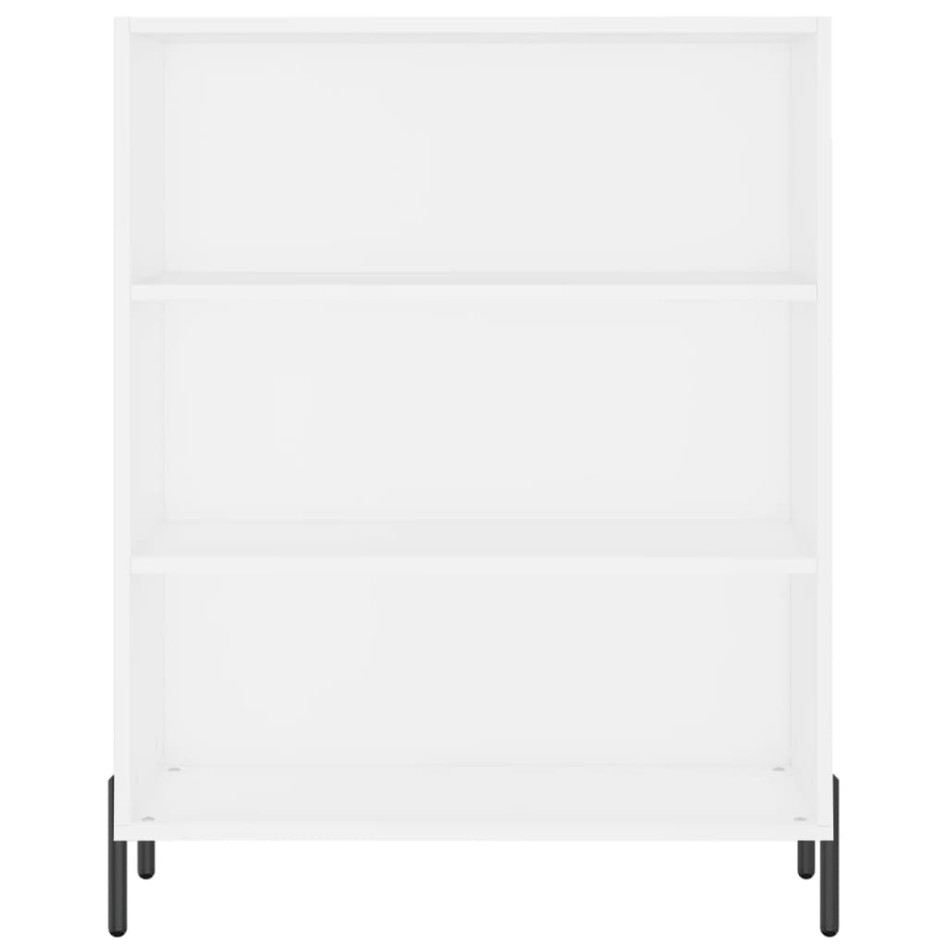 Aparador alto madera contrachapada blanco 69,5x34x180