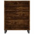 Aparador alto madera contrachapada roble ahumado 69,5x34x180