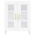 Aparador alto madera contrachapada blanco 69,5x34x180