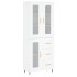 Aparador alto madera contrachapada blanco 69,5x34x180