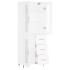 Aparador alto madera contrachapada blanco 69,5x34x180