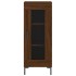 Aparador alto madera contrachapada roble marrón 34,5x34x180
