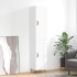 Aparador alto madera contrachapada blanco 34,5x34x180