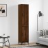 Aparador alto madera contrachapada roble marrón 34,5x34x180