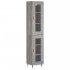 Aparador alto madera contrachapada gris Sonoma 34,5x34x180