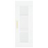 Aparador alto madera contrachapada blanco 34,5x34x180