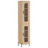 Aparador de madera contrachapada roble Sonoma 34,5x34x180
