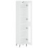 Aparador alto madera contrachapada blanco 34,5x34x180