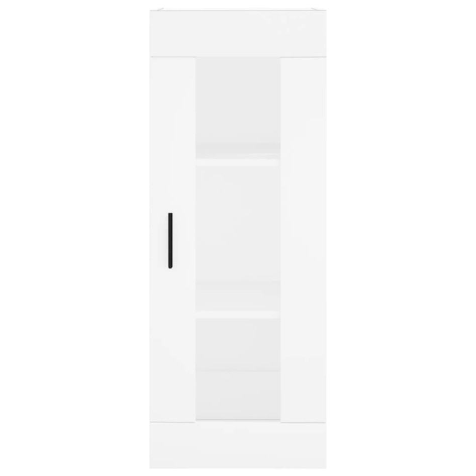 Aparador alto madera contrachapada blanco 34,5x34x180