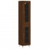Aparador alto madera contrachapada roble marrón 34,5x34x180