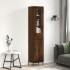 Aparador alto madera contrachapada roble marrón 34,5x34x180
