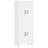 Aparador alto madera contrachapada blanco 69,5x34x180