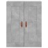 Aparador alto madera contrachapada gris hormigón 69,5x34x180