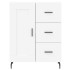 Aparador alto madera contrachapada blanco 69,5x34x180