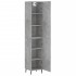 Aparador de madera contrachapada gris hormigón 34,5x34x180