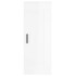 Aparador alto madera contrachapada blanco brillo 34,5x34x180