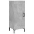 Aparador de madera contrachapada gris hormigón 34,5x34x180