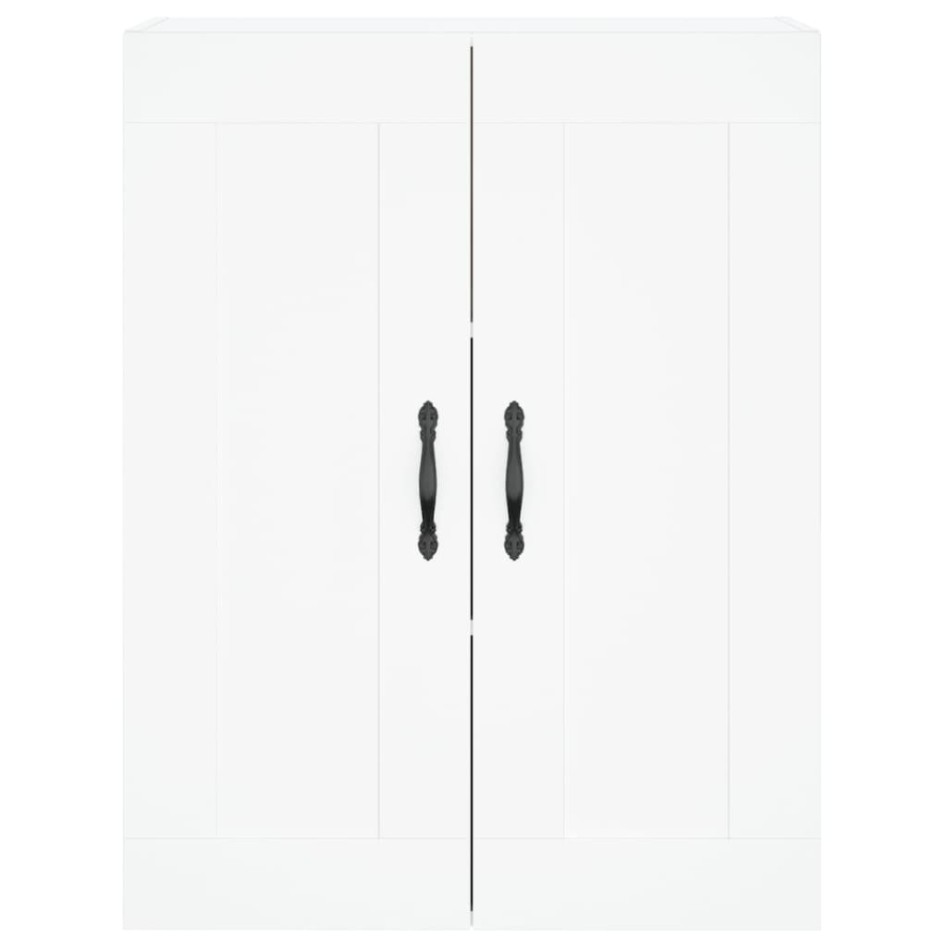 Aparador alto madera contrachapada blanco 69,5x34x180