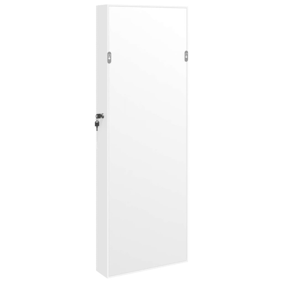 Espejo con joyero y luces LED para pared