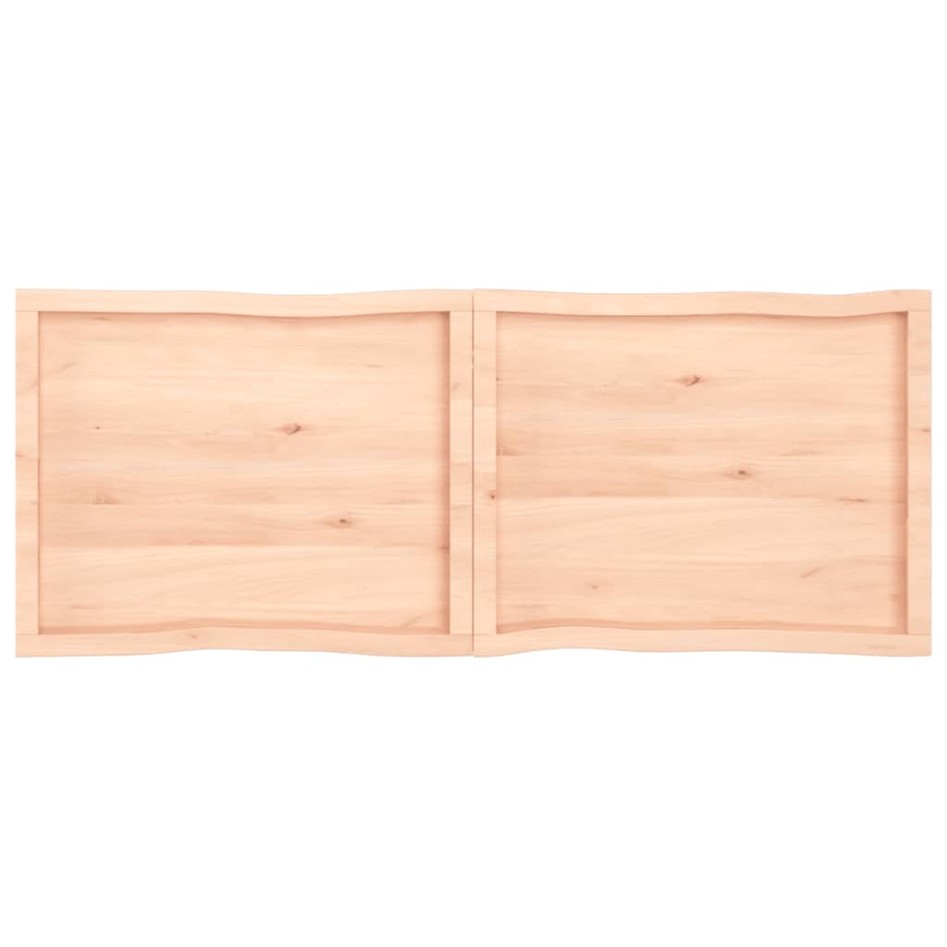 Tablero de mesa madera maciza borde natural 160x60x(2-4)