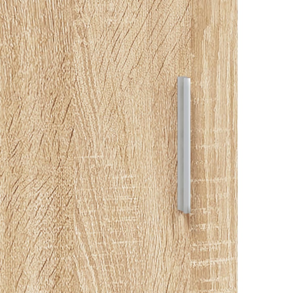 Soporte de acuario madera ingeniería roble Sonoma 121x41x58